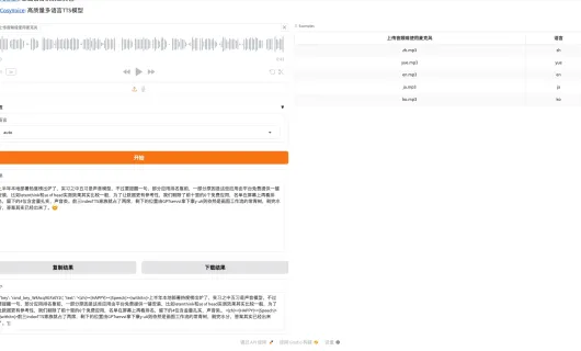SenseVoice screenshot 2