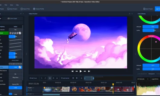 OpenShot screenshot 1
