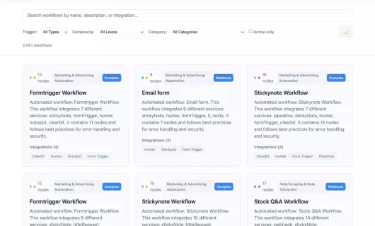 n8n Workflows screenshot 1