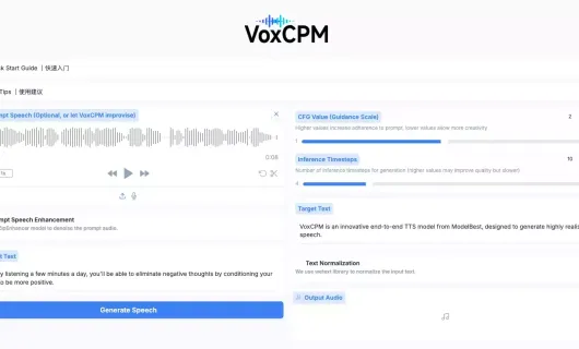 VoxCPM screenshot 1