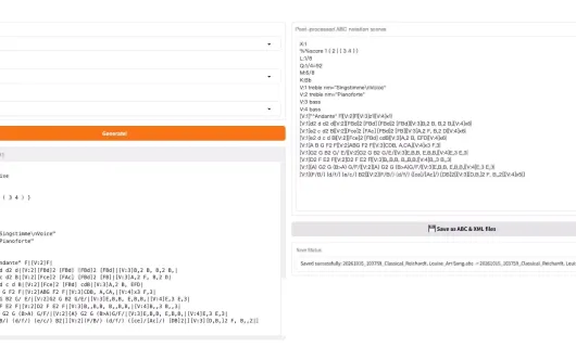 NotaGen screenshot 1