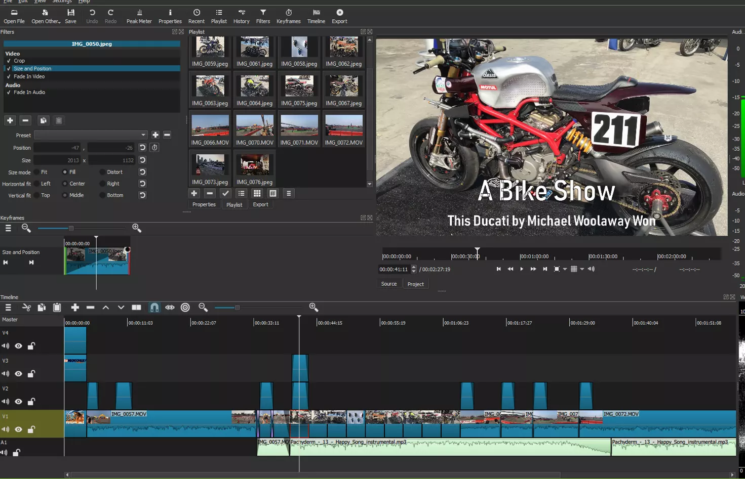 Shotcut screenshot 1